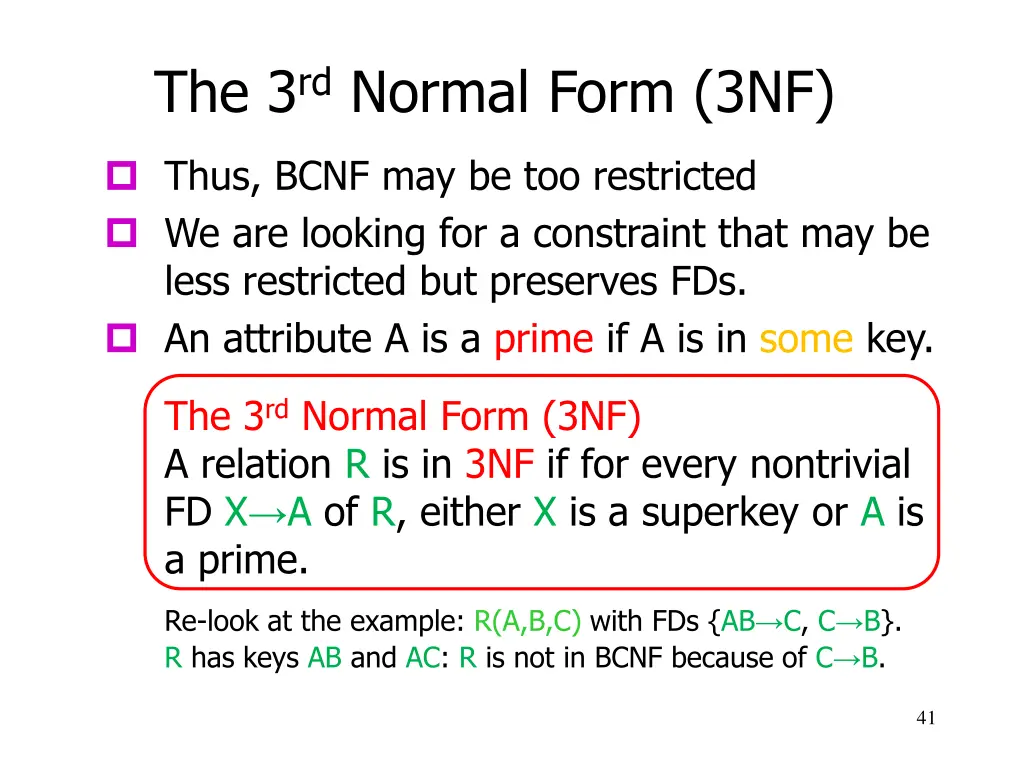 the 3 rd normal form 3nf 8