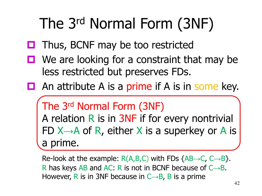 the 3 rd normal form 3nf 9