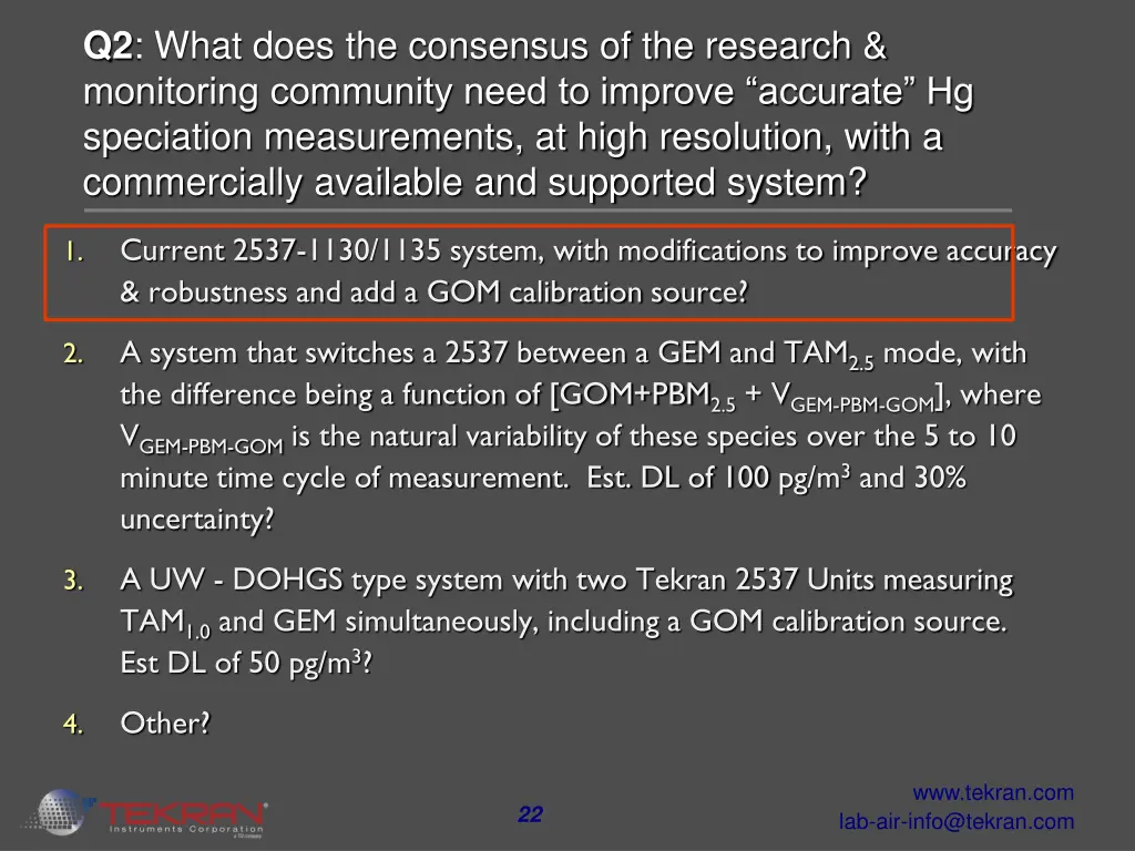 q2 what does the consensus of the research