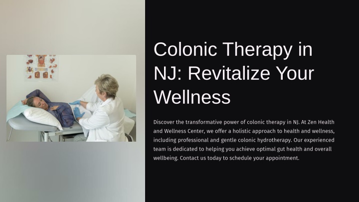 colonic therapy in nj revitalize your wellness