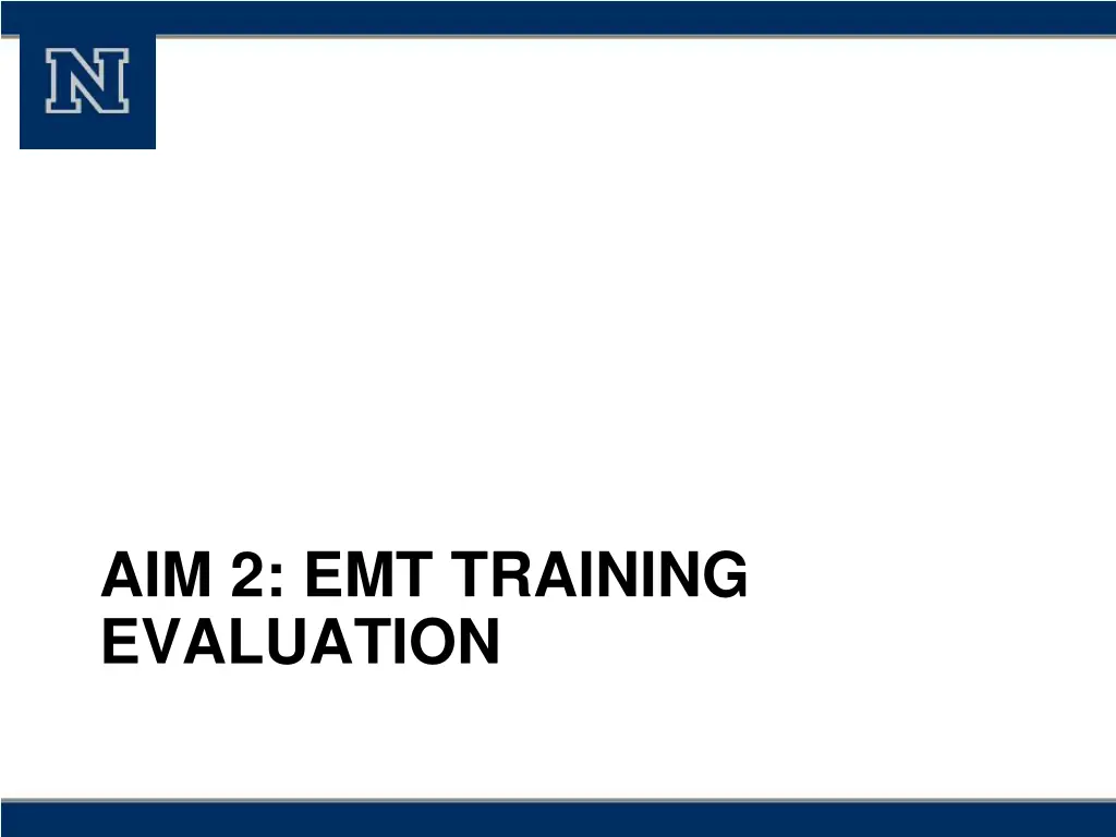 aim 2 emt training evaluation