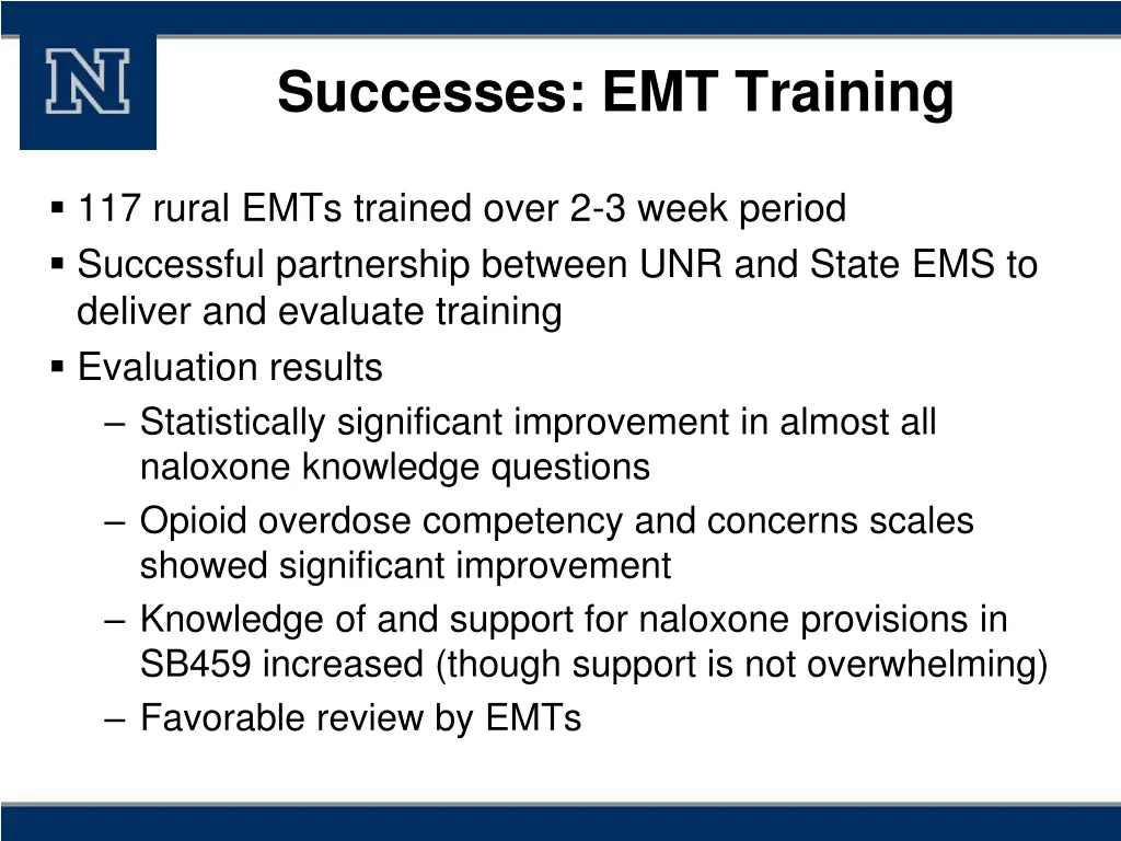 successes emt training