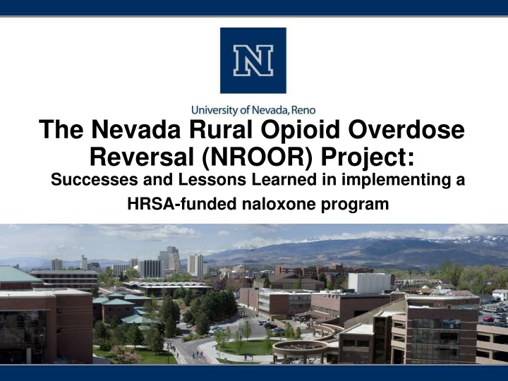 the nevada rural opioid overdose reversal nroor