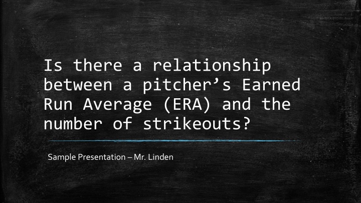 is there a relationship between a pitcher