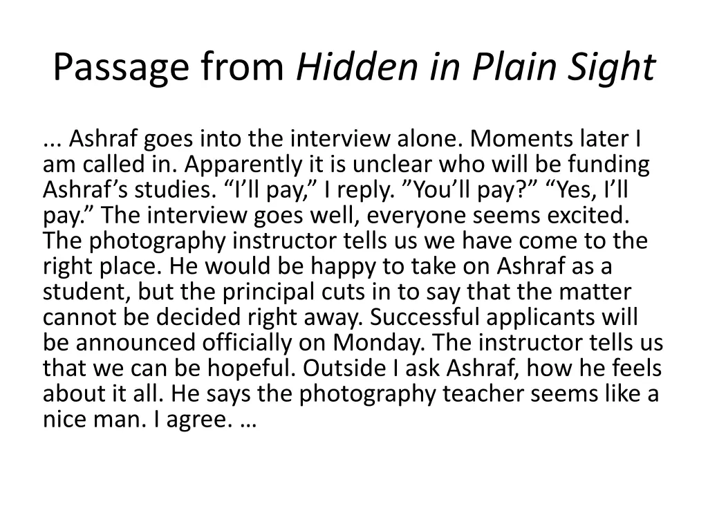 passage from hidden in plain sight 3