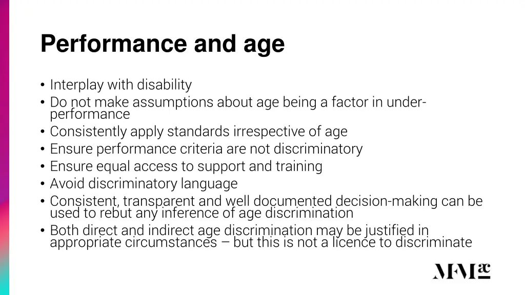 performance and age