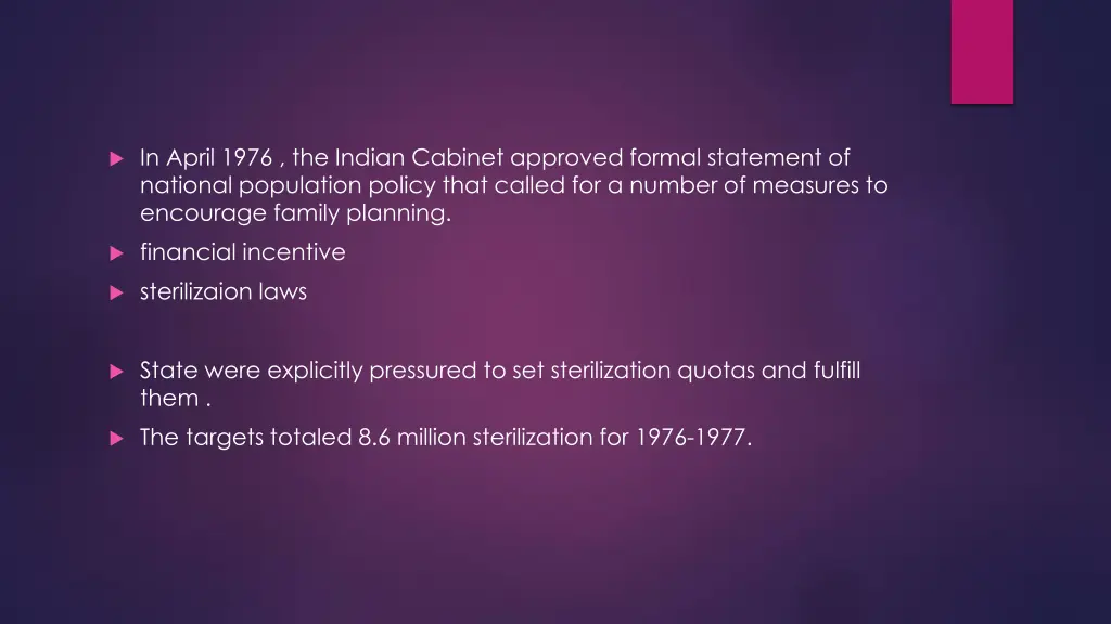 in april 1976 the indian cabinet approved formal