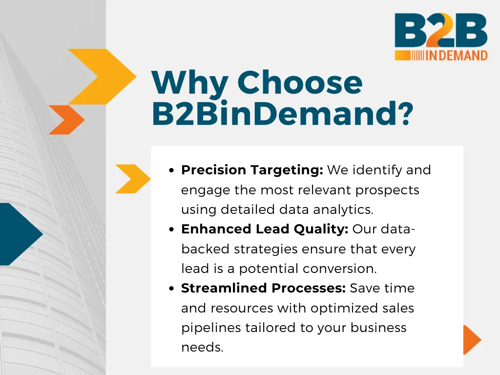 why choose b2bindemand