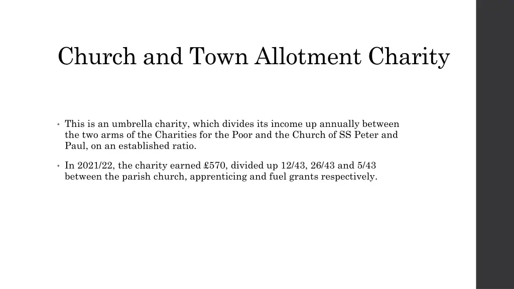 church and town allotment charity