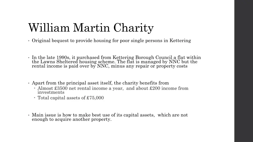 william martin charity