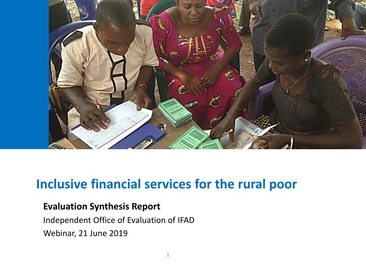 inclusive financial services for the rural poor