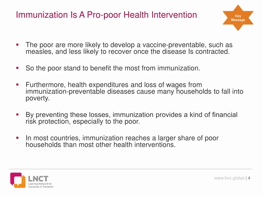 immunization is a pro poor health intervention