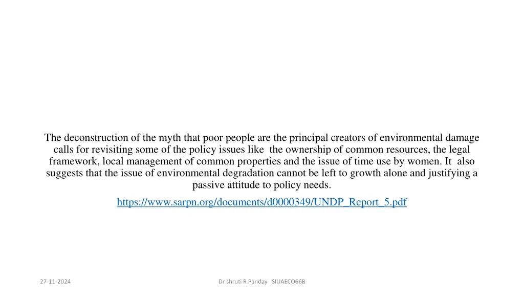 the deconstruction of the myth that poor people