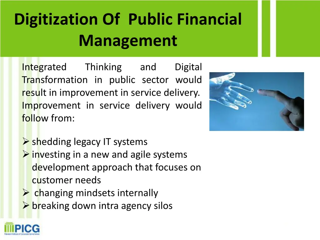 digitization of public financial management