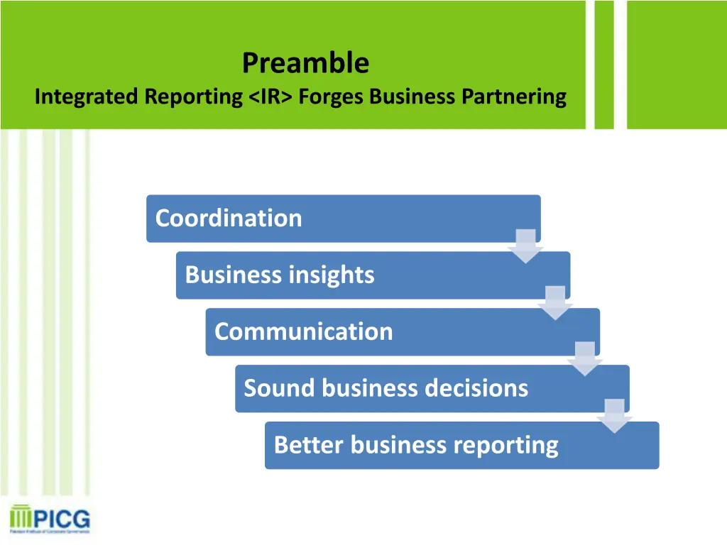 integrated reporting ir forges business partnering