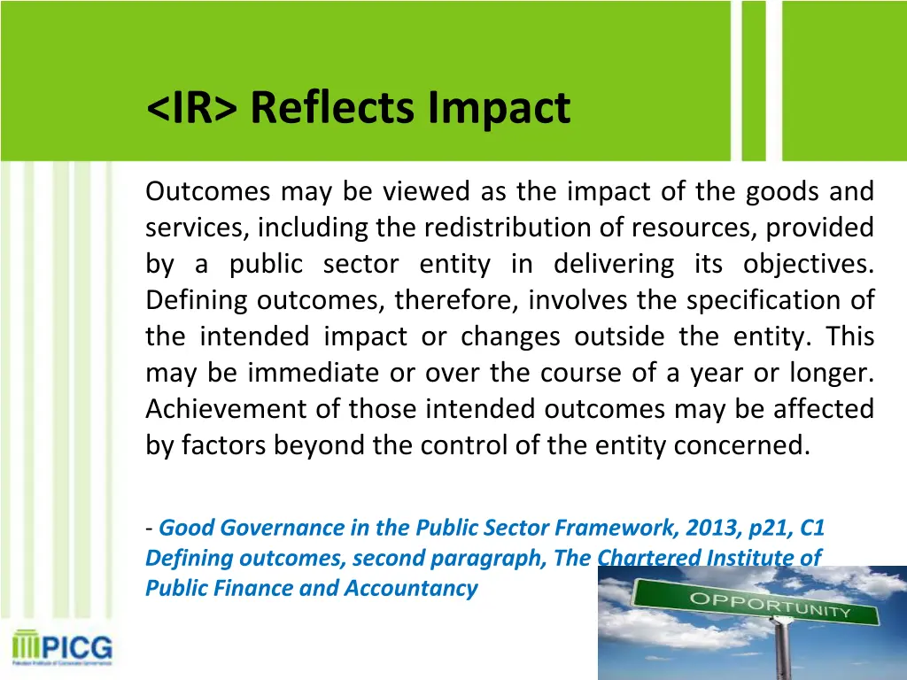 ir reflects impact