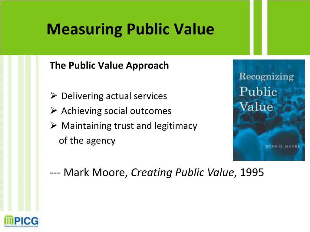 measuring public value