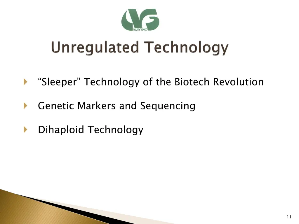 sleeper technology of the biotech revolution