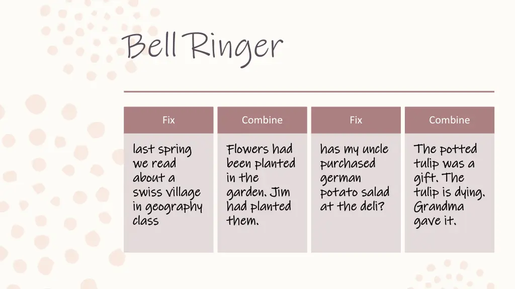 bell ringer