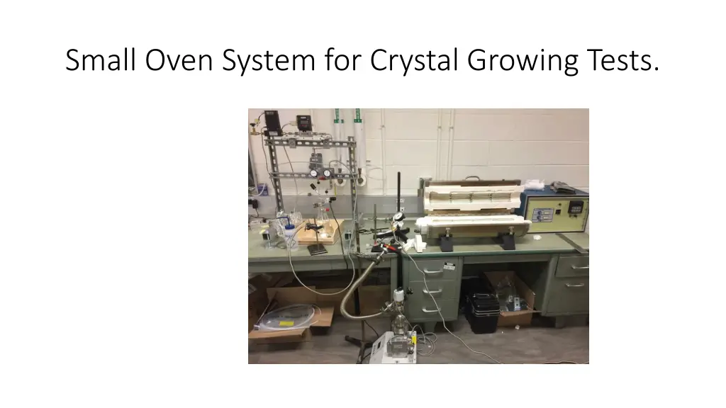 small oven system for crystal growing tests