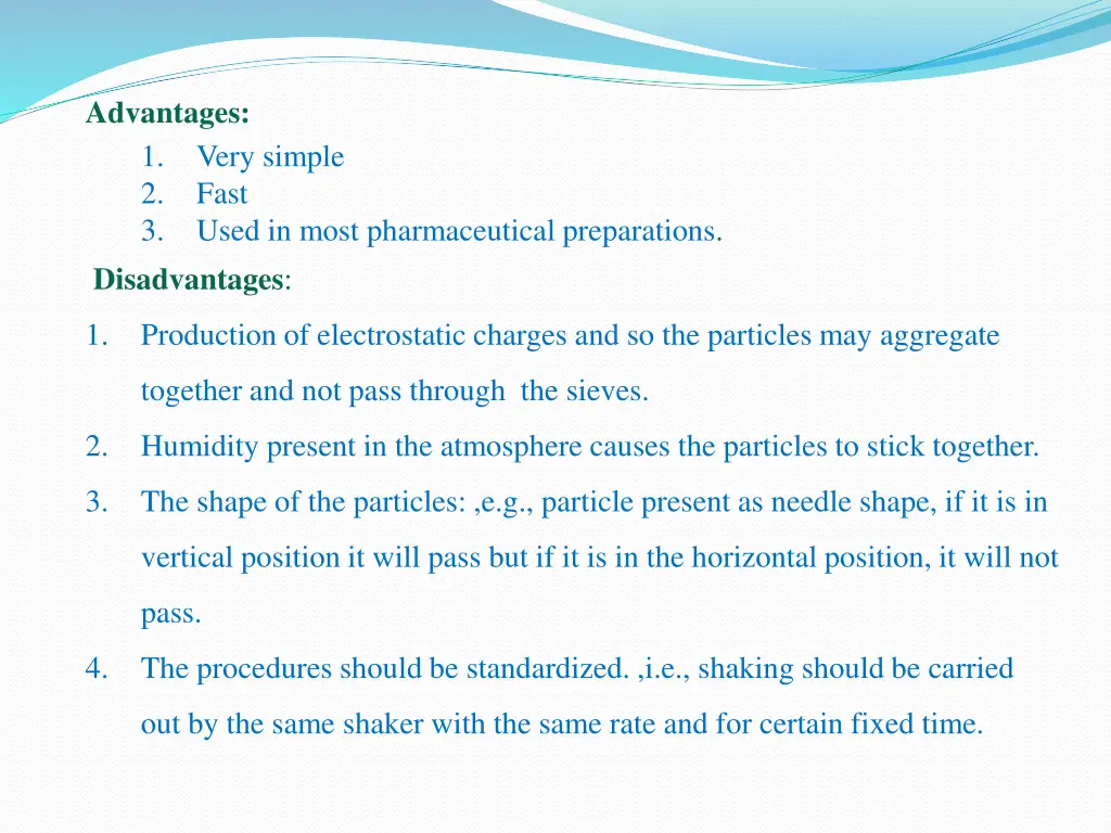 advantages 1 2 3 disadvantages