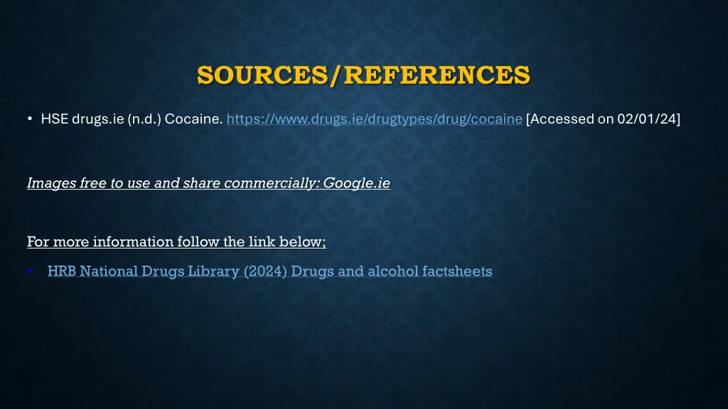 sources references