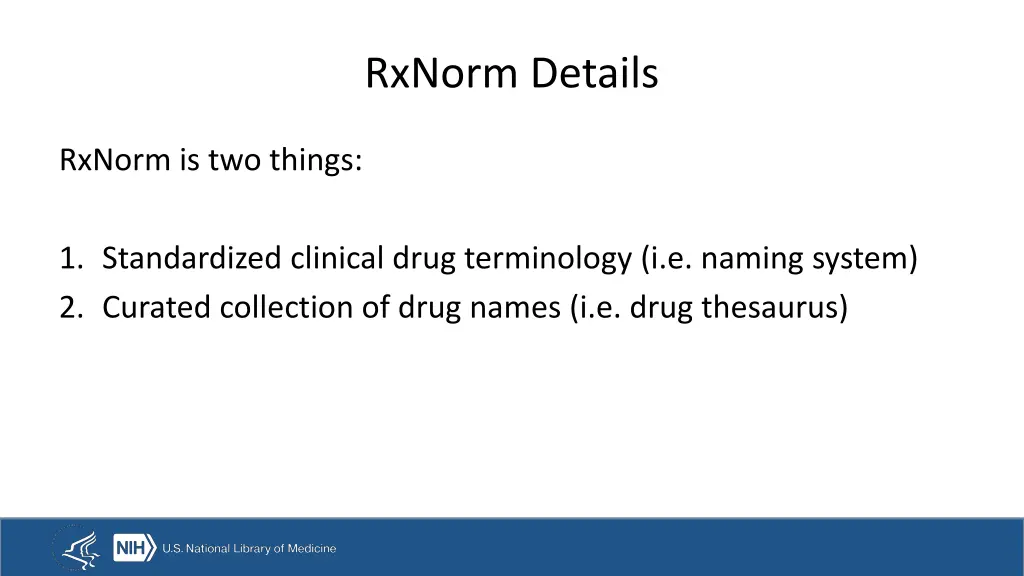 rxnorm details