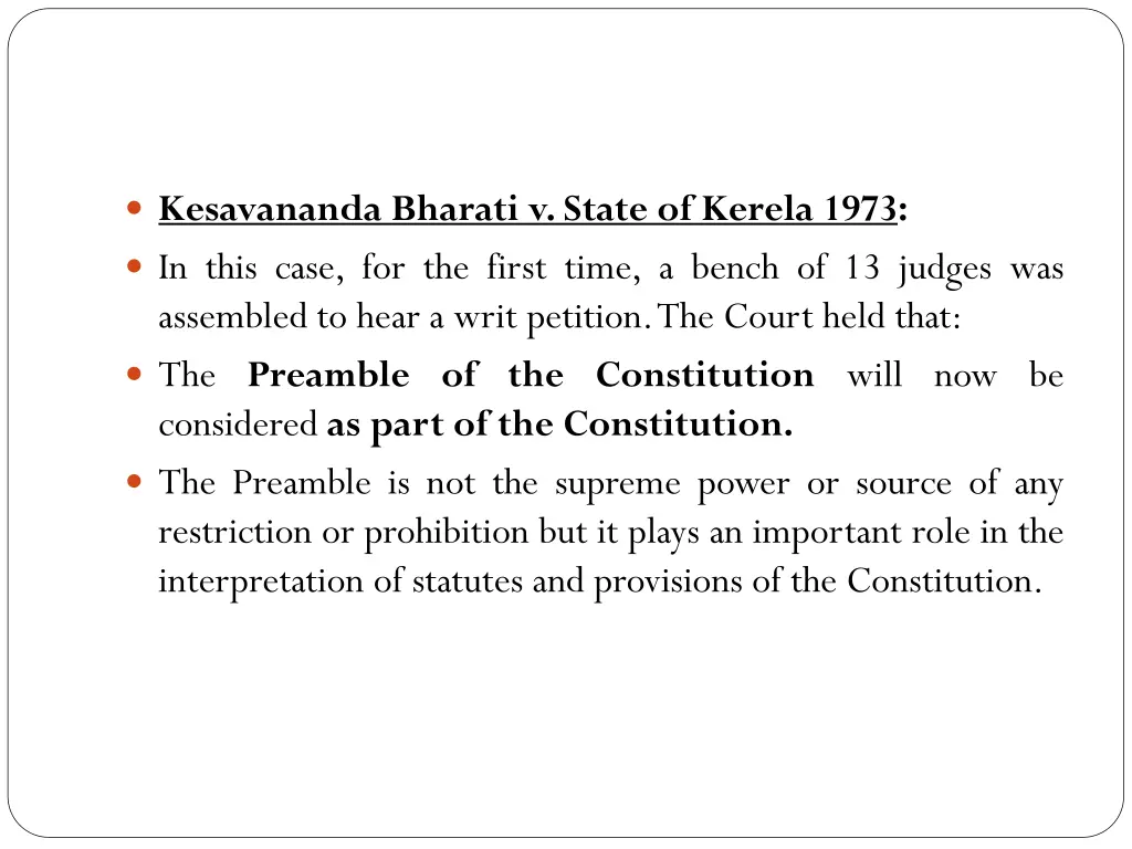 kesavananda bharati v state of kerela 1973