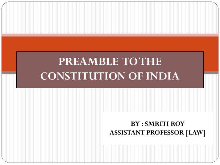 preamble to the constitution of india