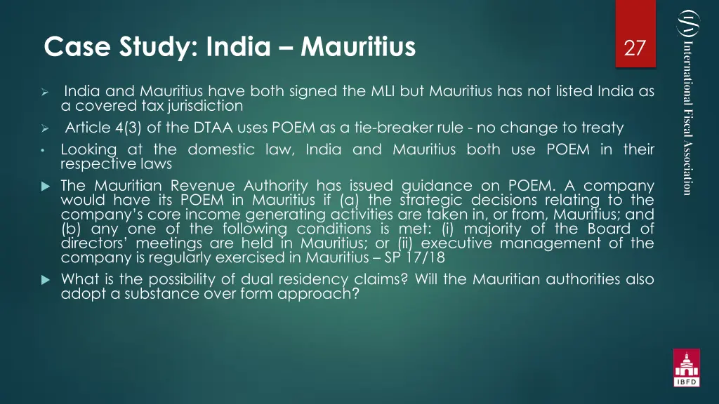 case study india mauritius