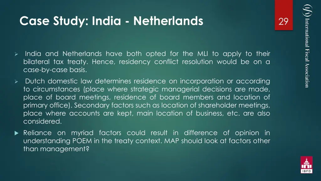 case study india netherlands