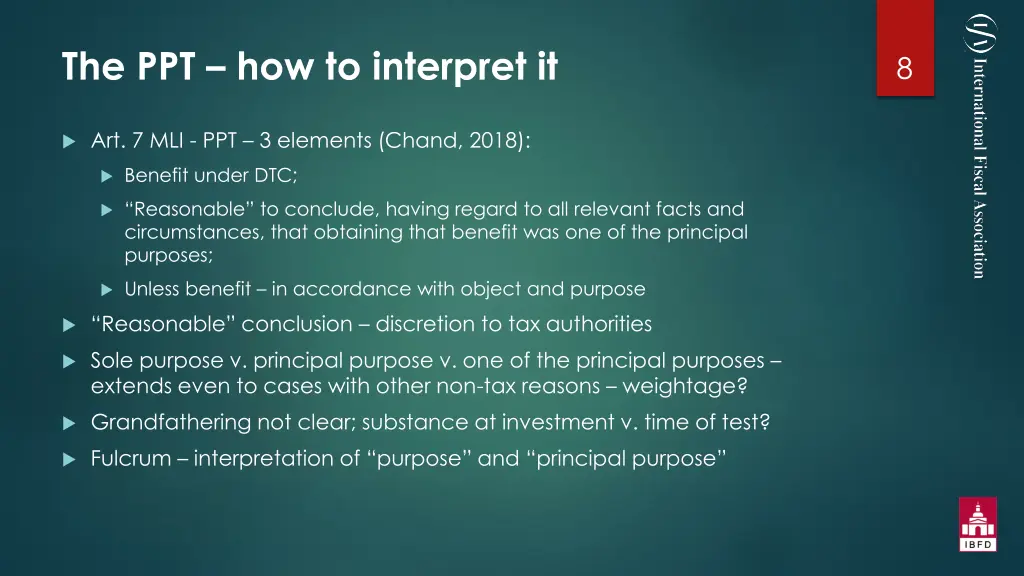 the ppt how to interpret it