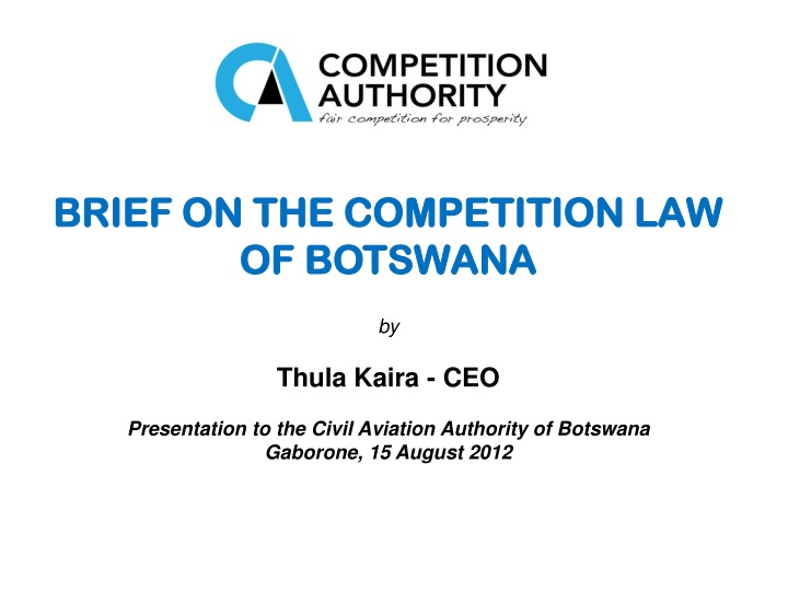 brief on the competition law brief