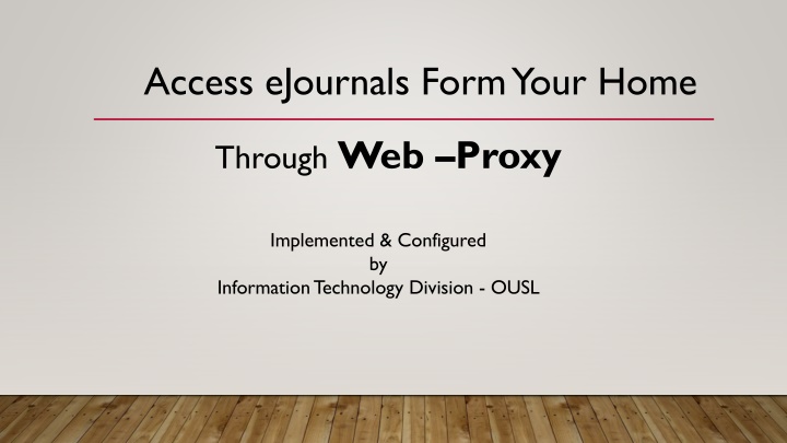 access ejournals form your home