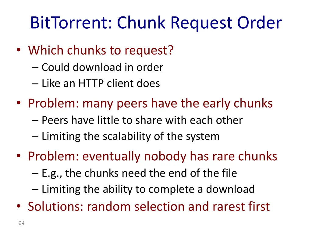 bittorrent chunk request order