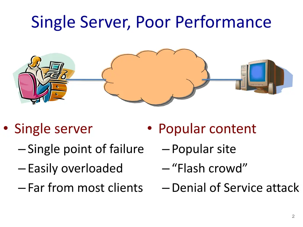 single server poor performance