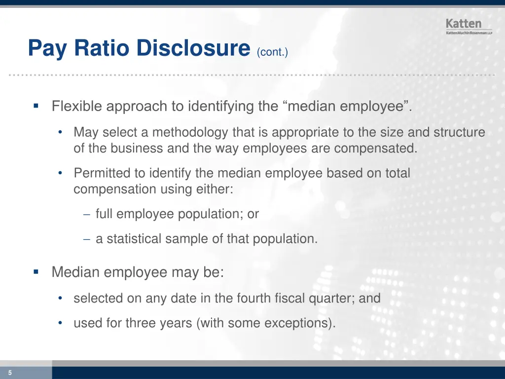 pay ratio disclosure cont