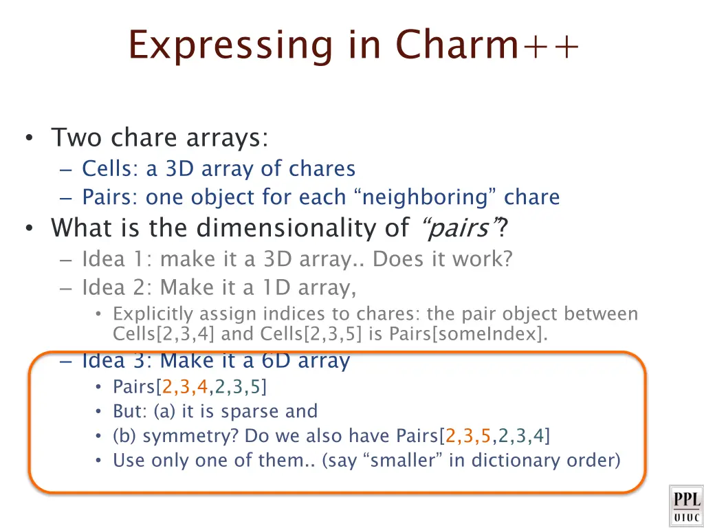 expressing in charm