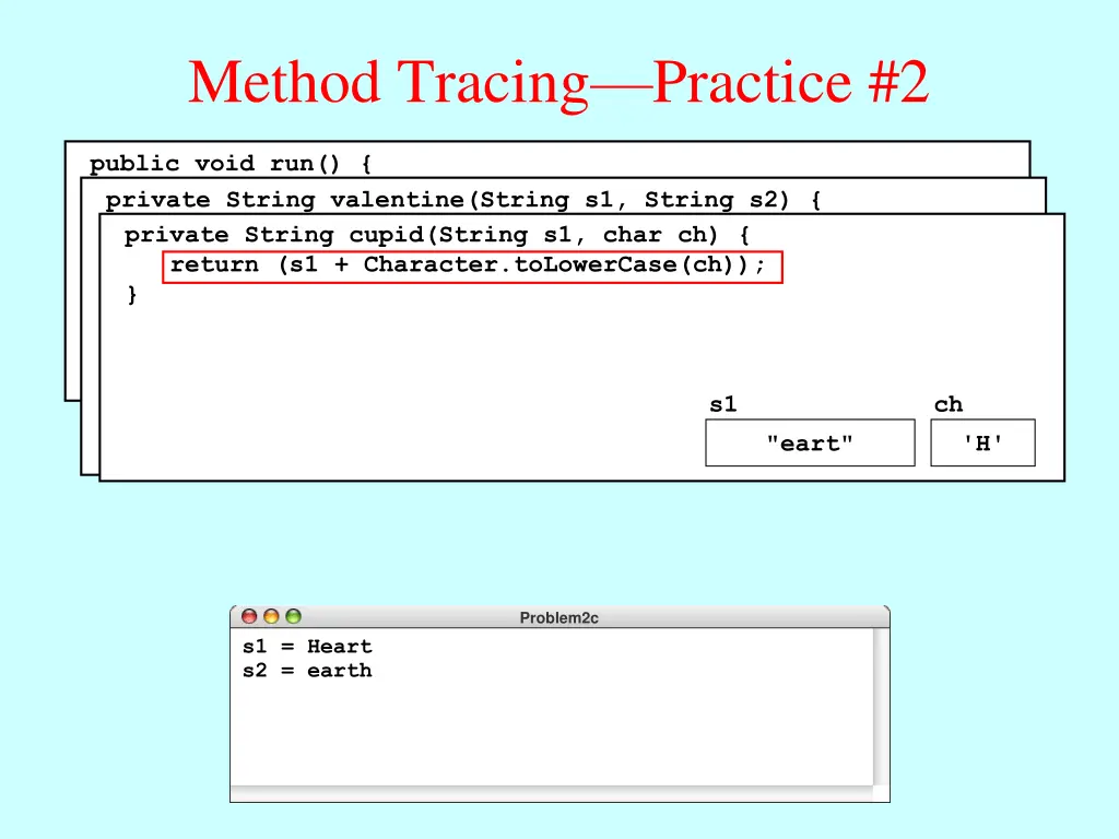 method tracing practice 2