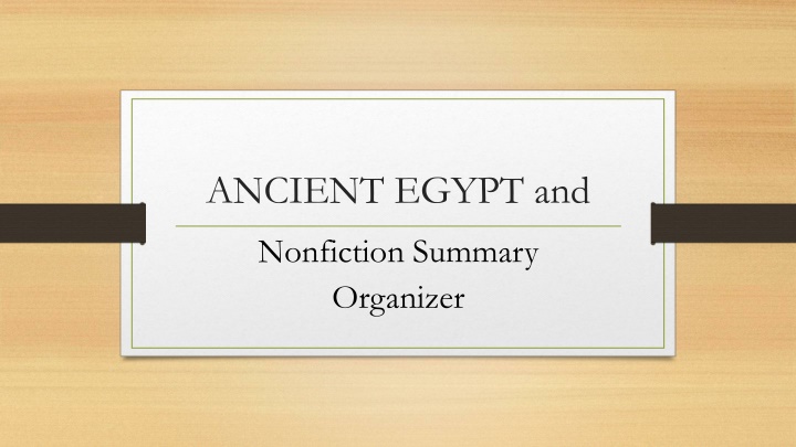 ancient egypt and