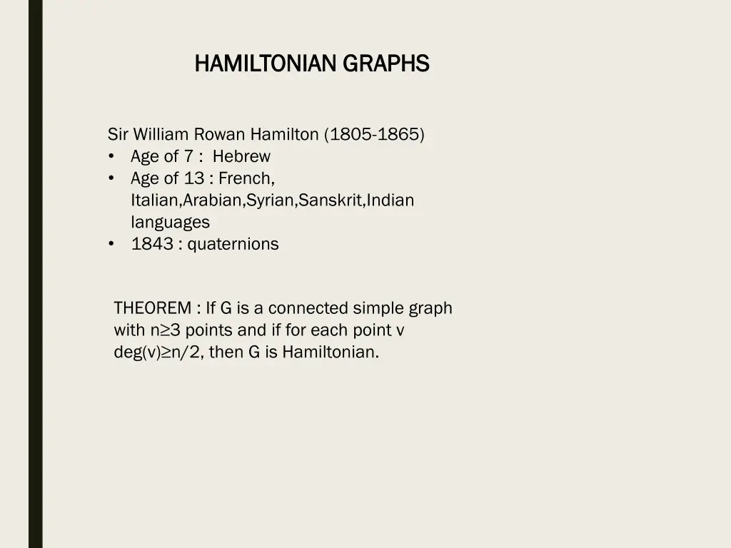 hamiltonian graphs hamiltonian graphs