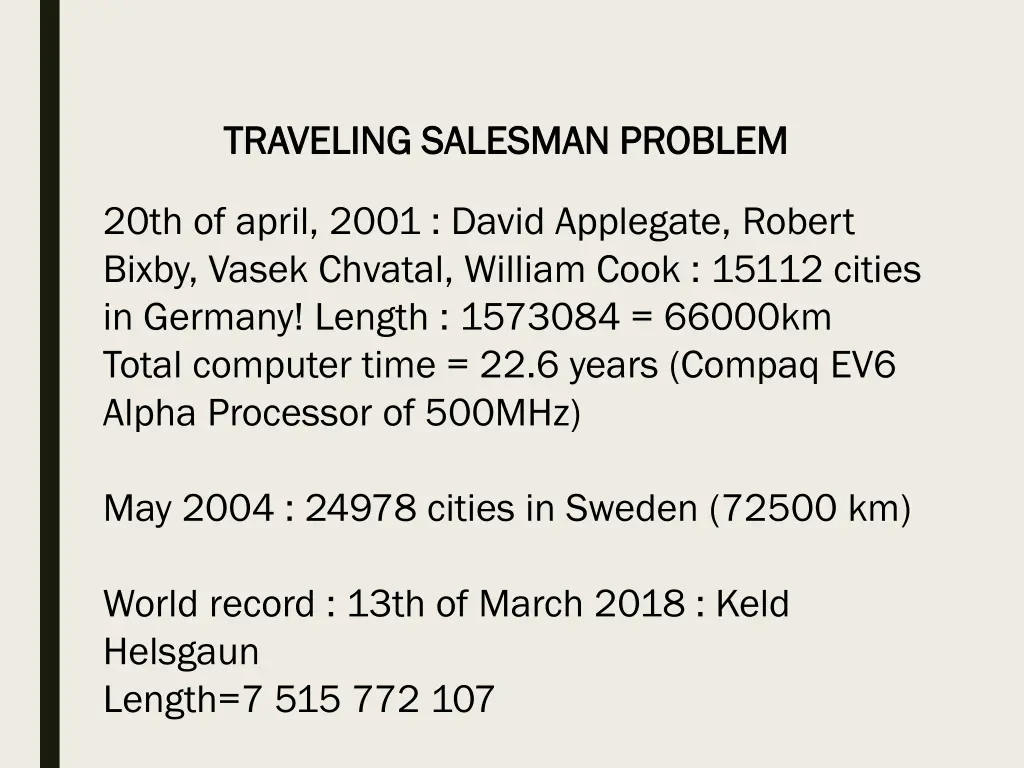 traveling salesman problem traveling salesman