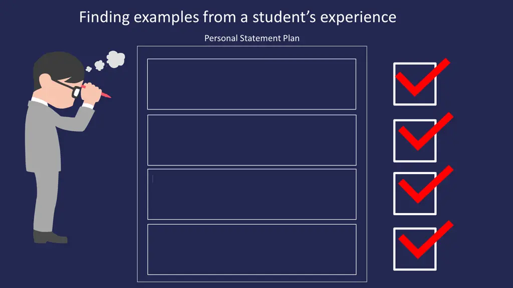 finding examples from a student s experience