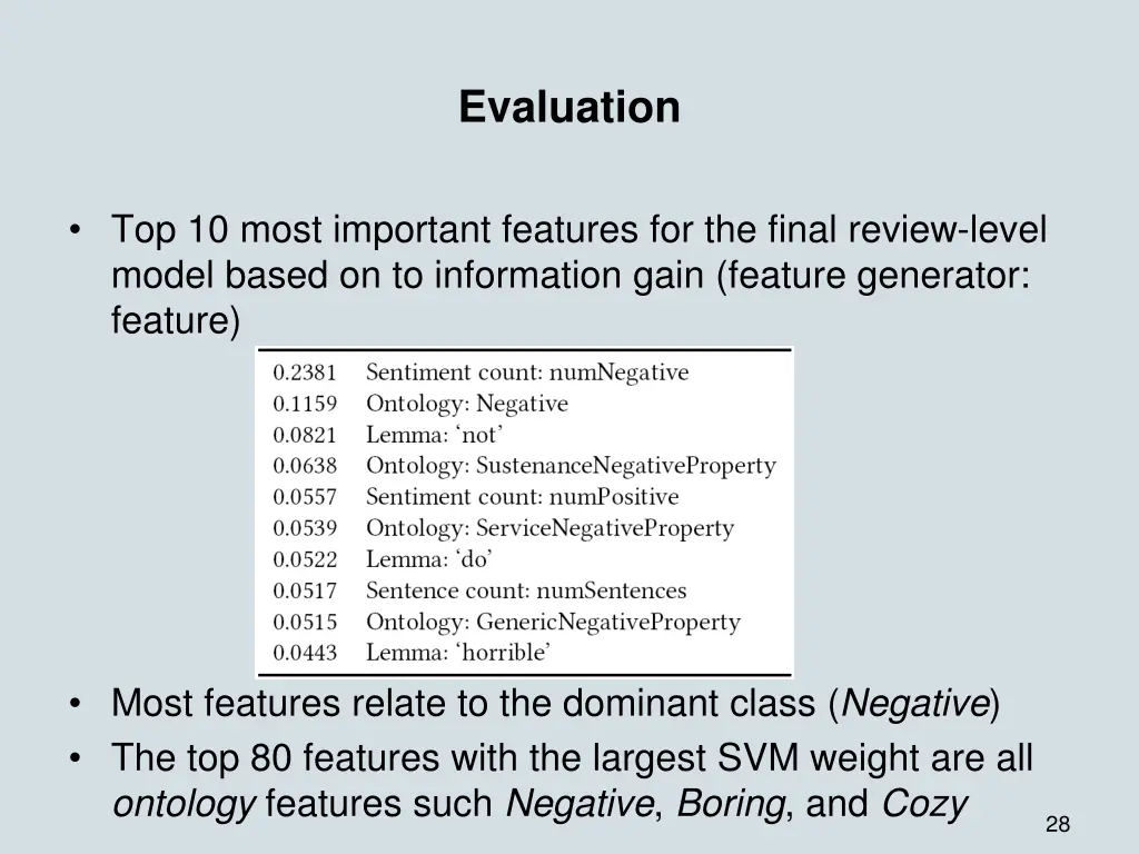 evaluation 8