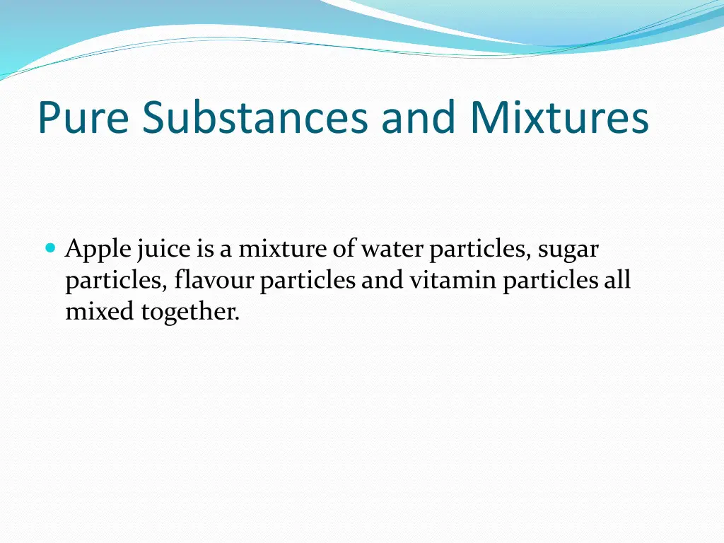 pure substances and mixtures 2