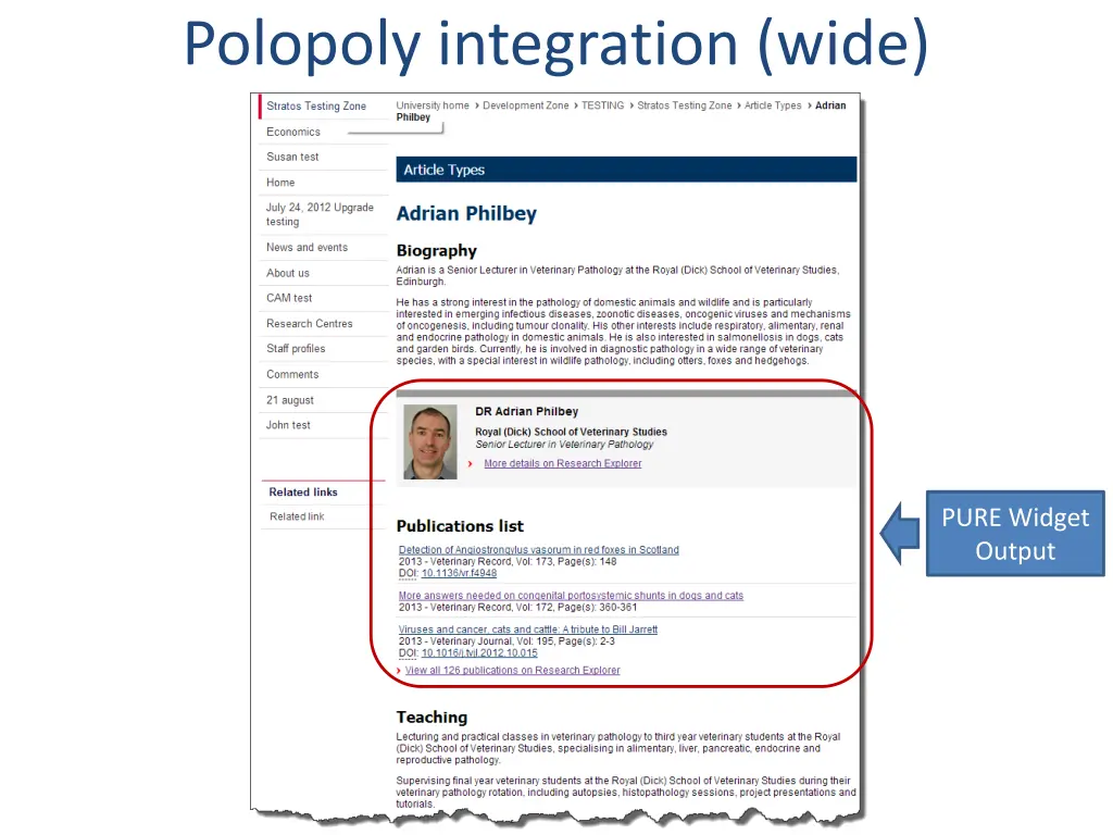 polopoly integration wide