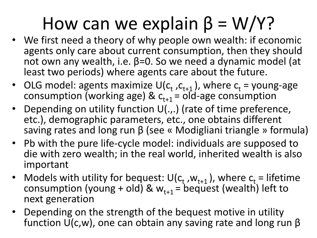 how can we explain w y we first need a theory