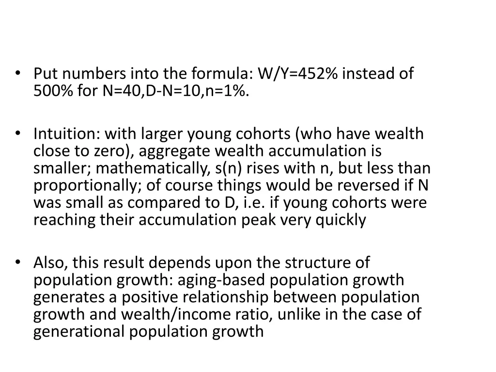 put numbers into the formula w y 452 instead