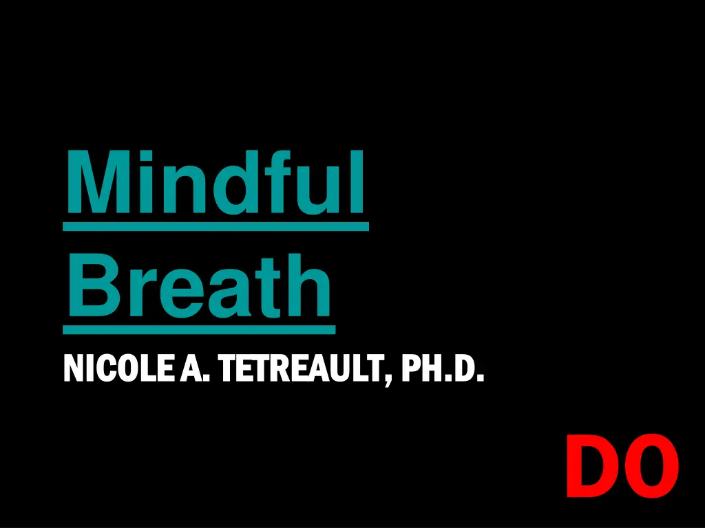 mindful breath