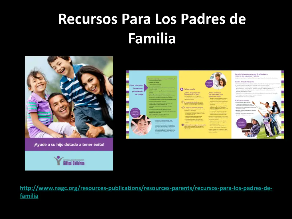 recursos para los padres de familia